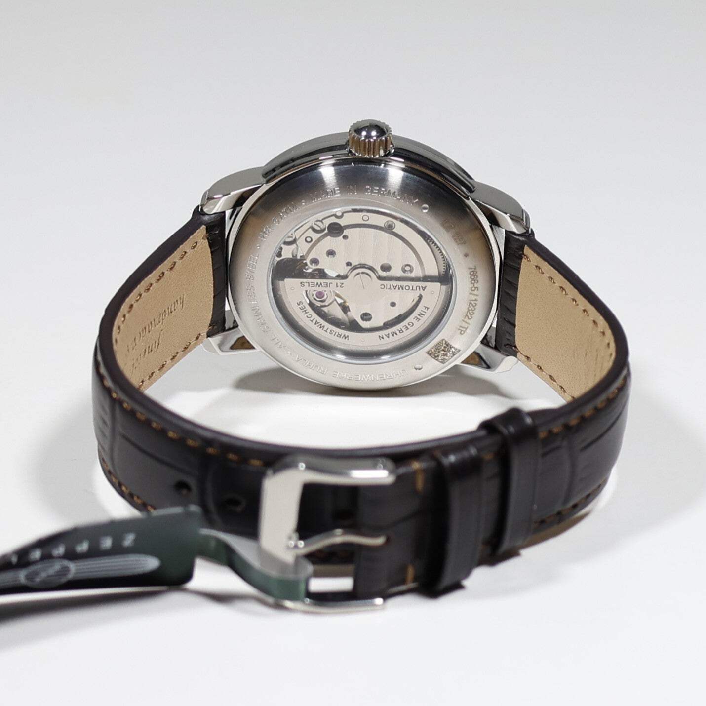 Zeppelin LZ127 Graf Zeppelin Automatic Men’s Skeleton Champagne Dial Watch 7666-
