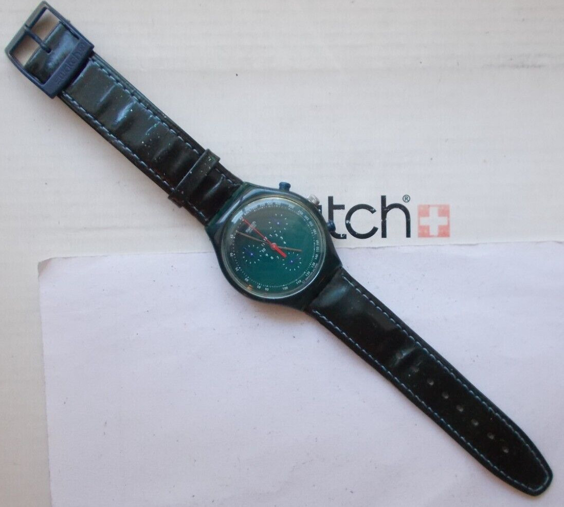 CHRONO SWATCH ” DEEP ” ’97 EXCELLENT WOW RARE L@@K & READ