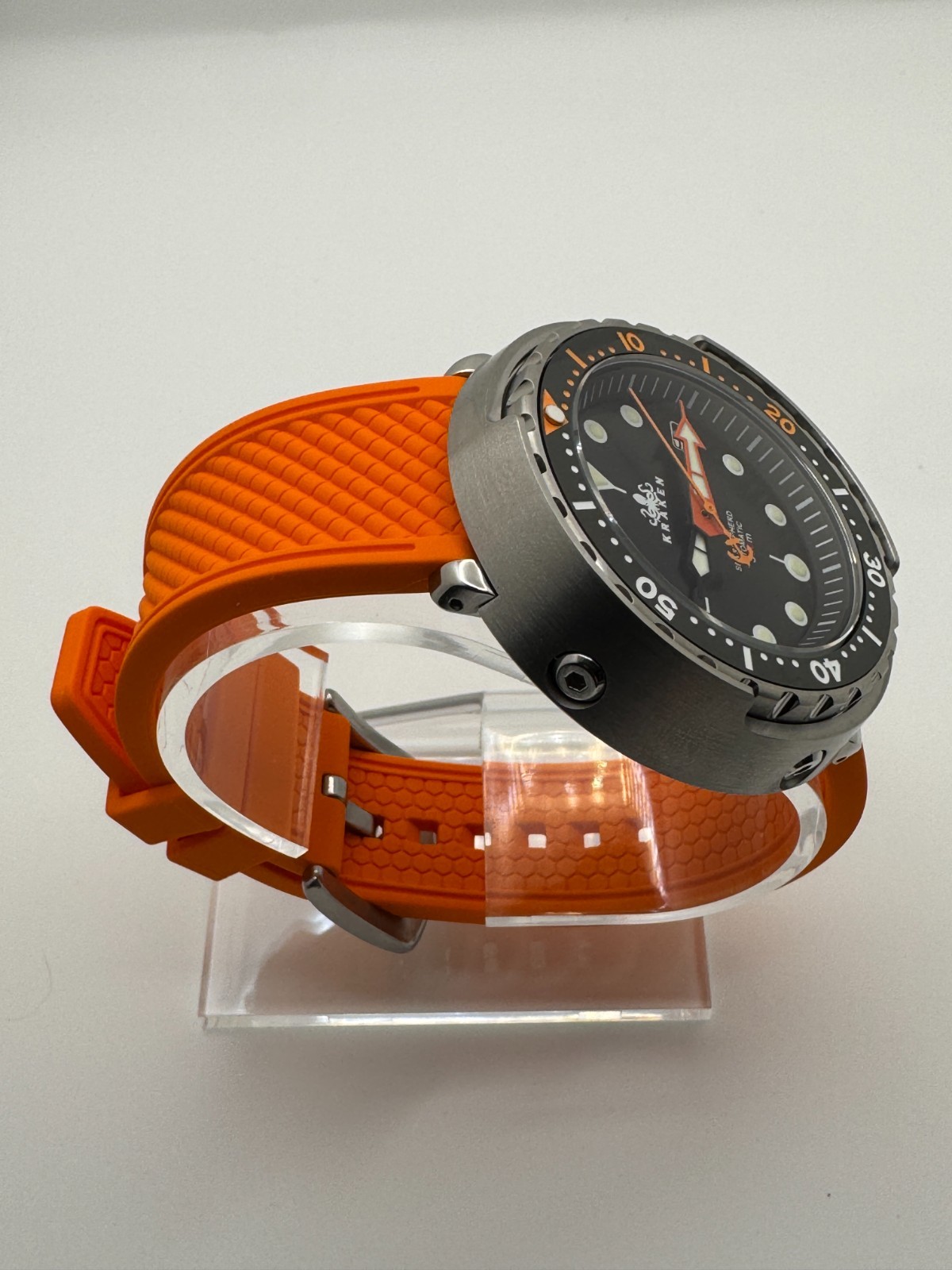 Automatic KRAKEN Black ‘Tuna’ Divers Watch 30ATM WR (SEIKO TMI) NH35 Japan Movt