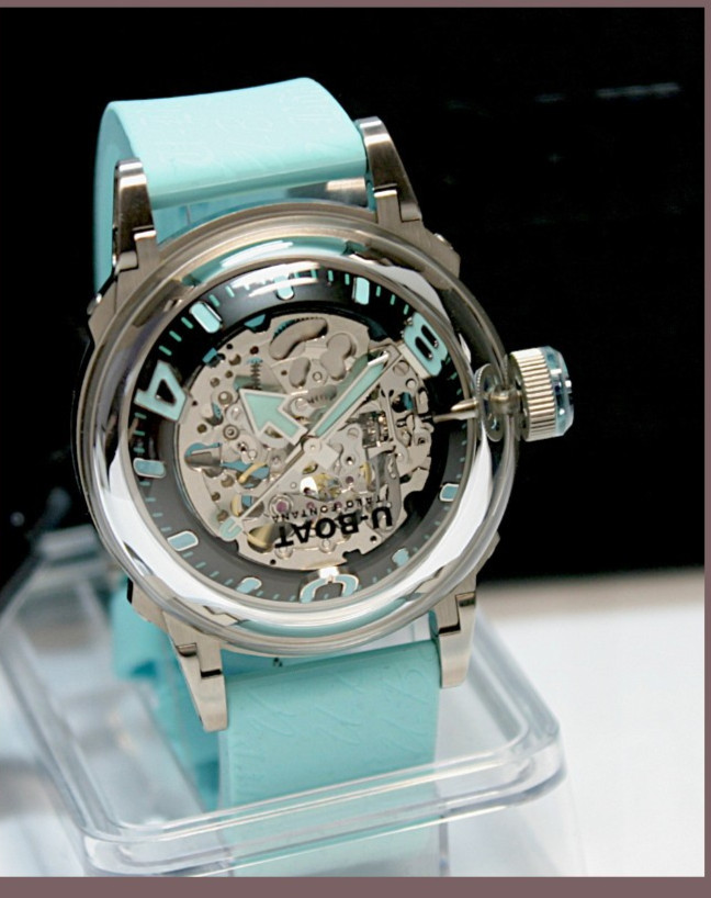 U-Boat U-65 Automatic Ref.: 3345 44mm 5ATM light blue unworn