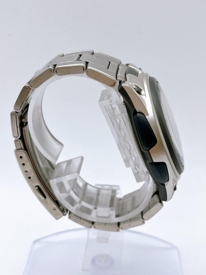 Casio AW-80 Silver White Analog Digital Watch