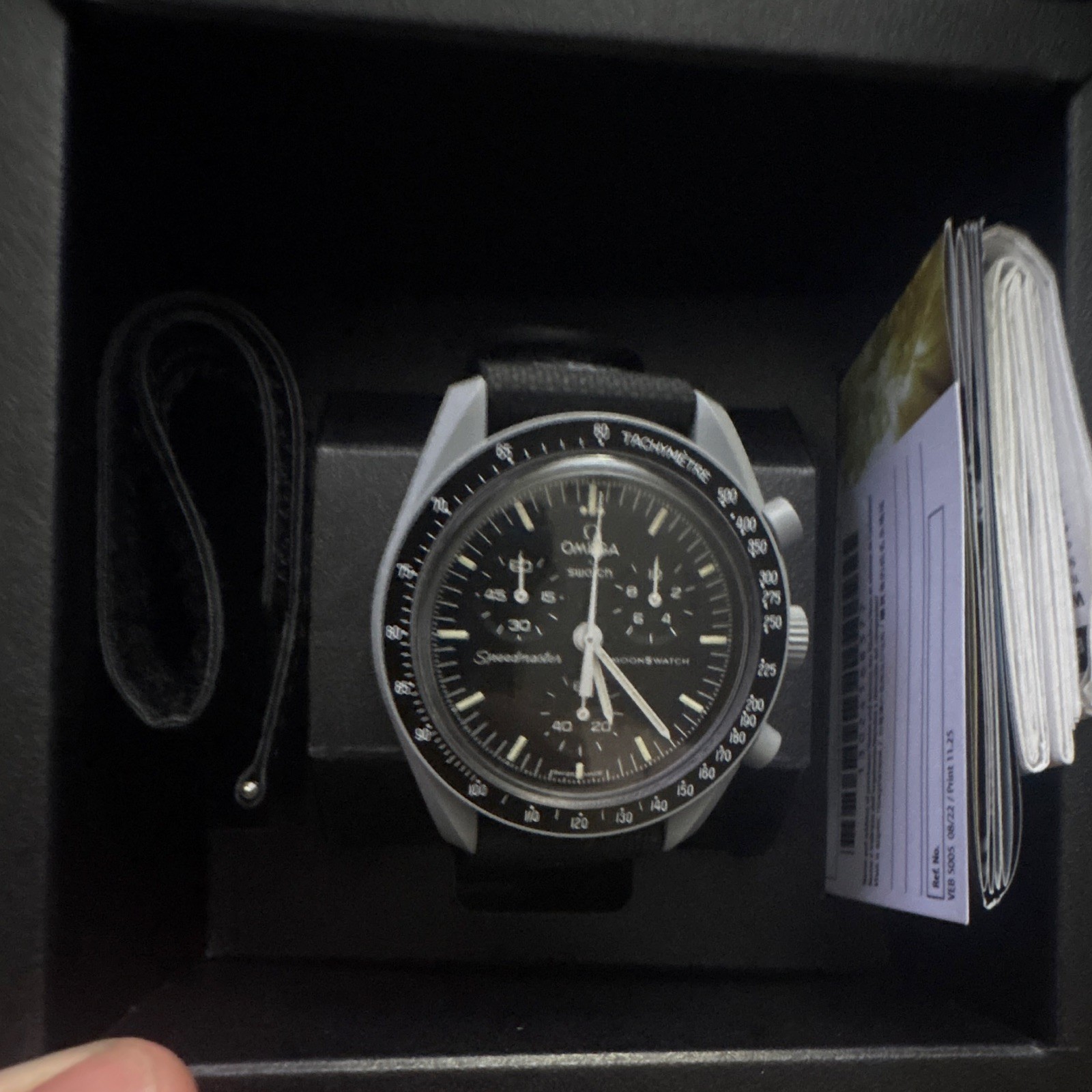 OMEGA x Swatch MoonSwatch Mission to the Moon Chronograph Quartz Box Manual