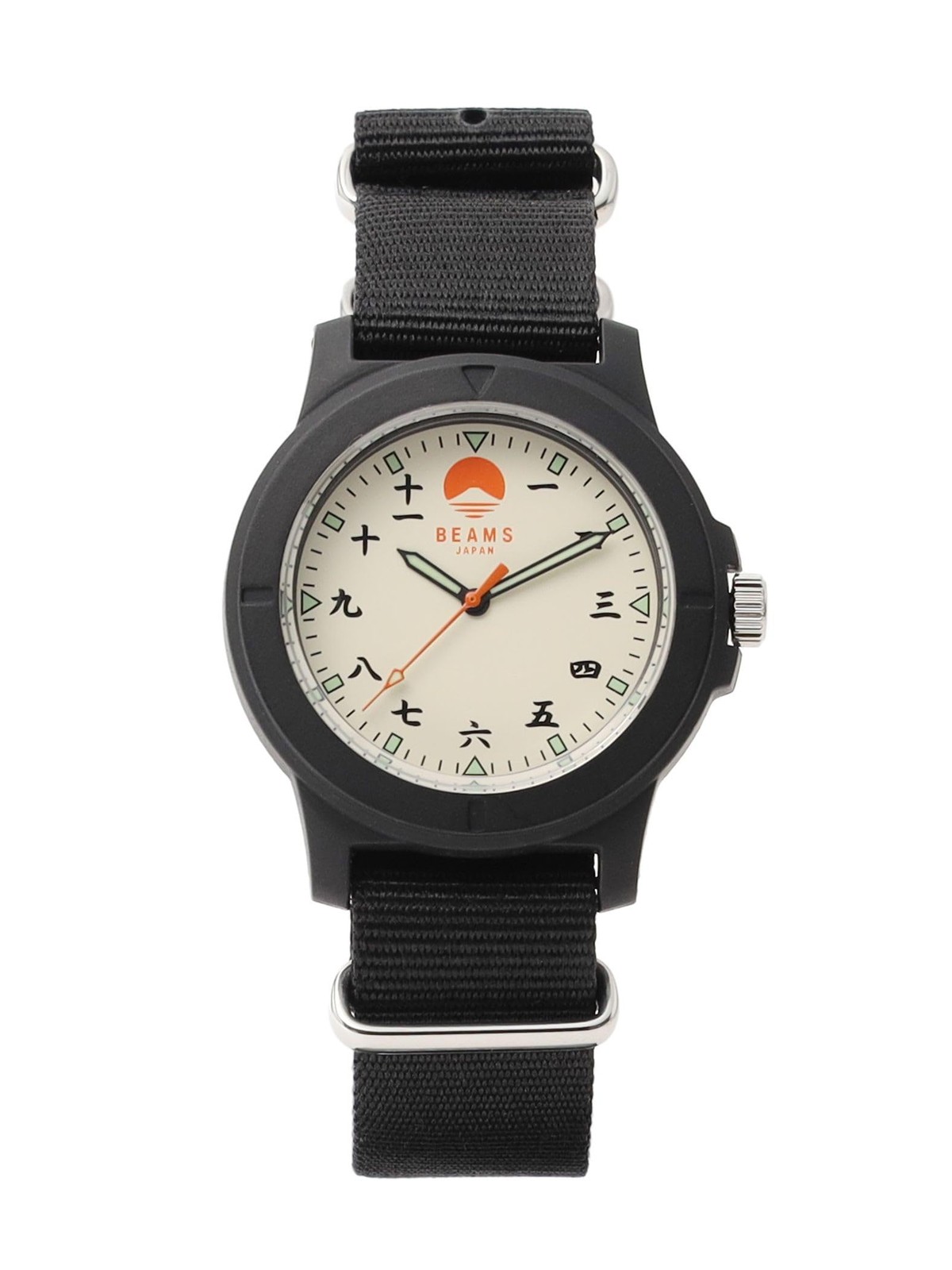 BEAMS Japan Original Watch Kanji Numerals Mt. Fuji Design Quartz Limited Ed. 77