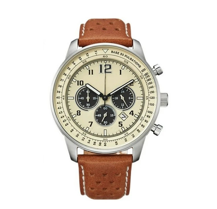 Citizen Men’s CA4500-08X Eco-Drive Chronograph Stainless Steel Quartz Watch NWT