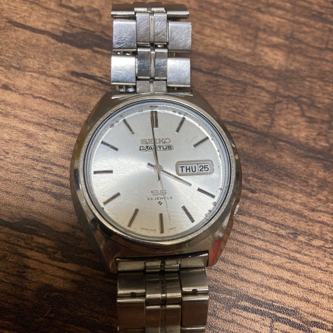 Vintage Seiko 5ACTUS SS 23 Jewels Automatic Watch 【USED】