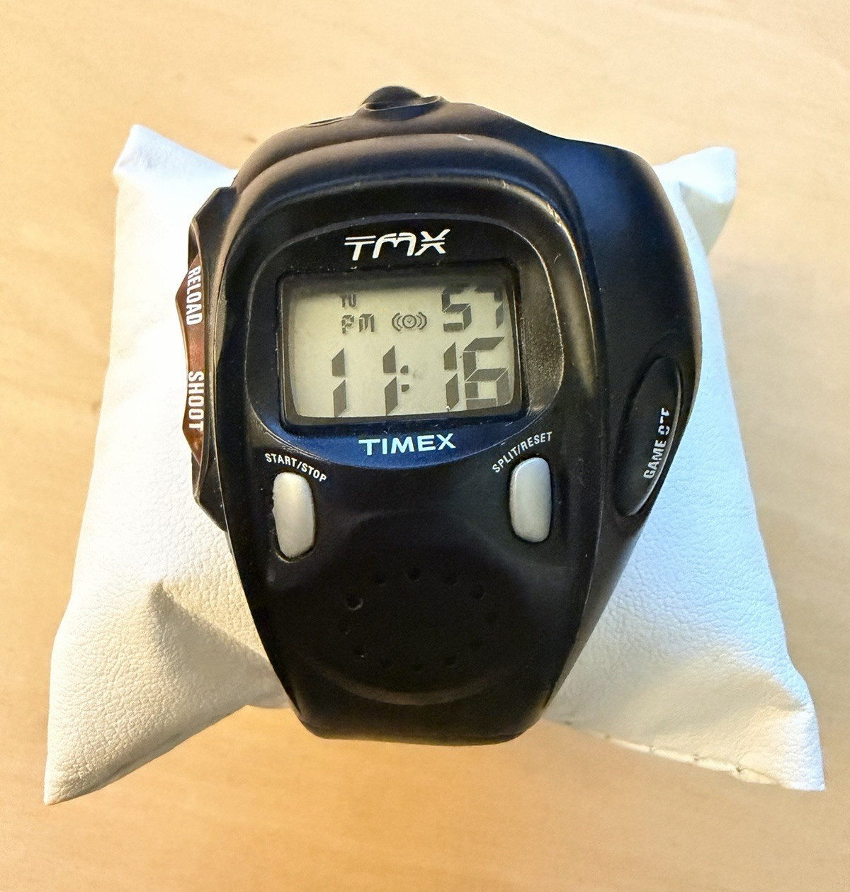 Vintage Timex TMX Interactive Digital Game Watch Black