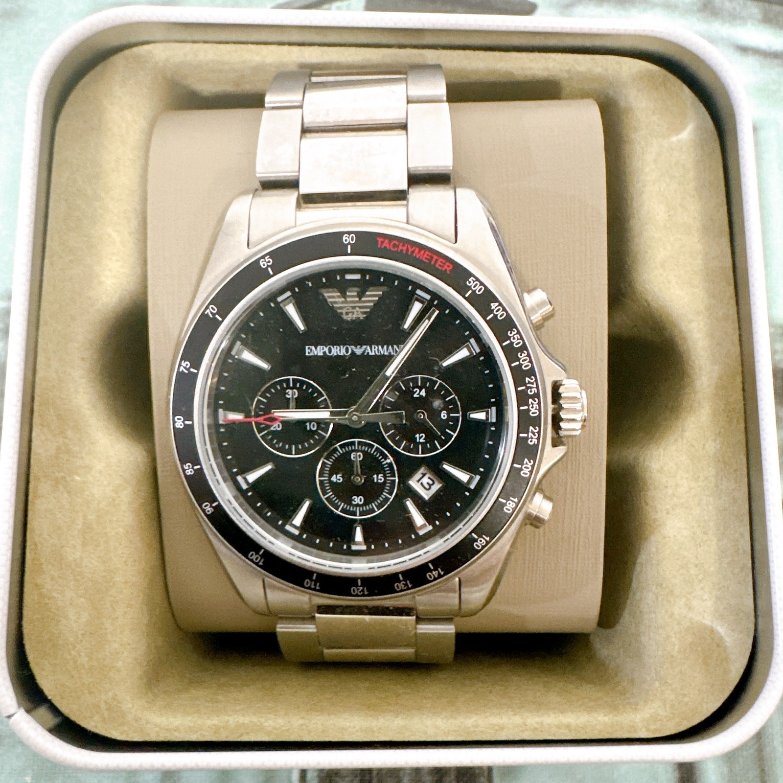 Emporio Armani AR6098 Sigma Chronograph Watch For Men
