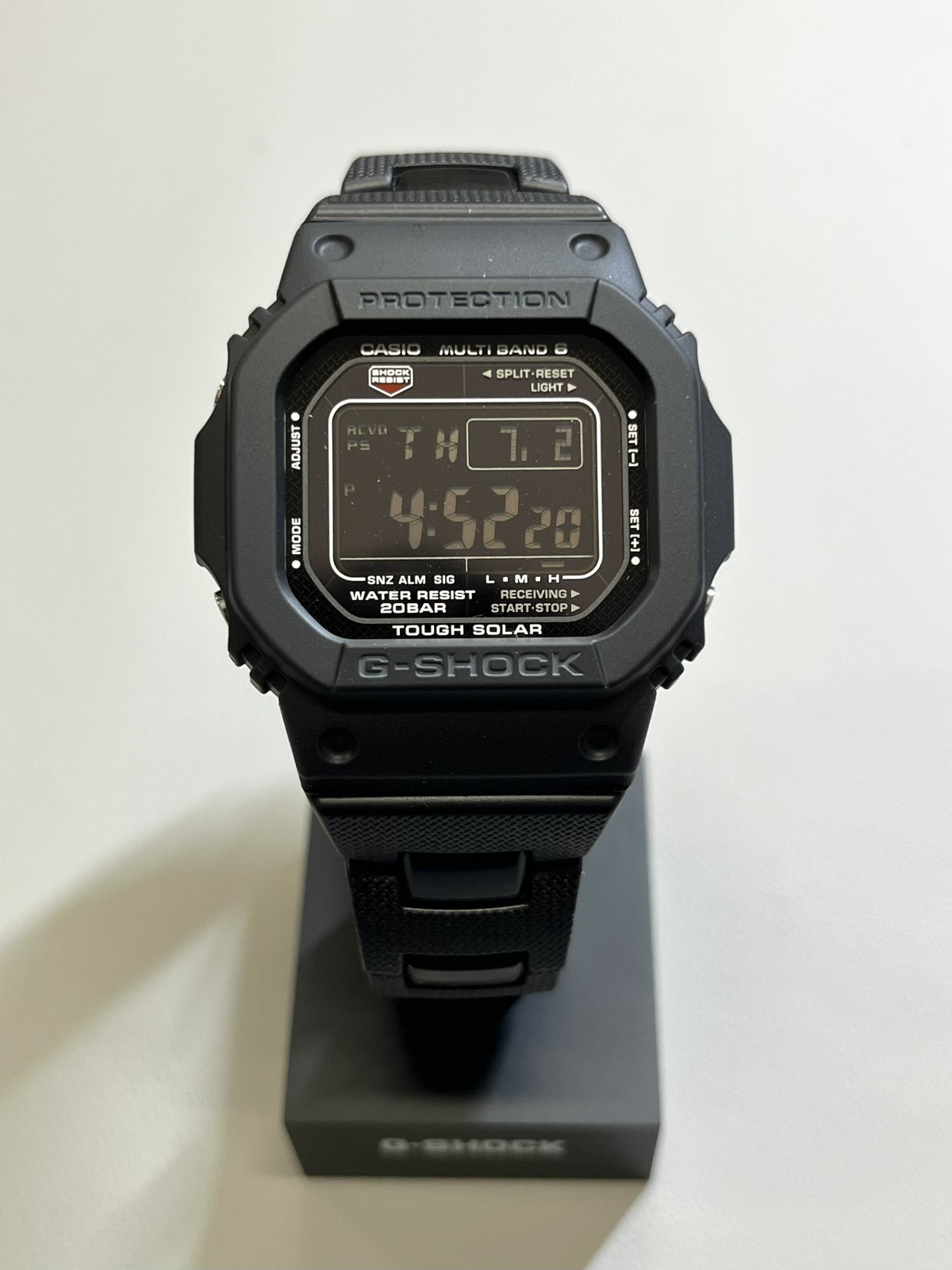CASIO G-SHOCK GW-M5610UBC-1JF Black Solar Radio 6 Digital Men’s Watch in Box