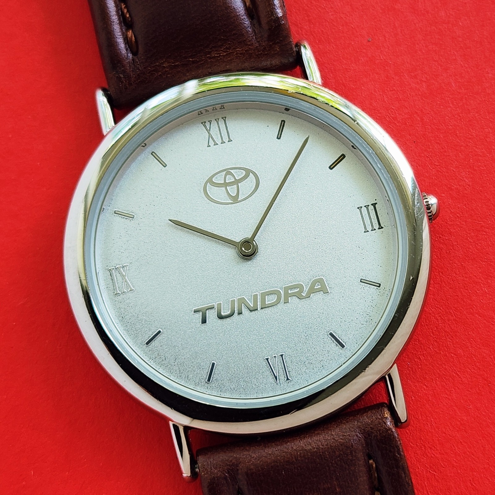 Toyota Tundra Truck Watch Rarely Seen For Sale Brown Leather Band Retro
