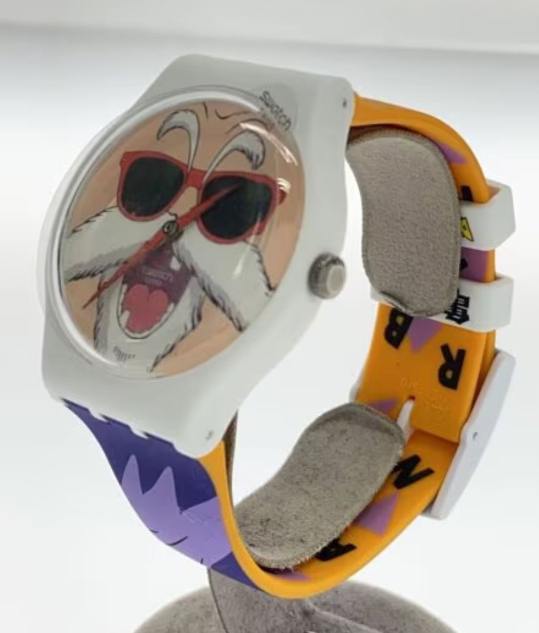 SWATCH Anime DRAGONBALL Character Master Roshi Quartz Wristwatch Dragon Ball