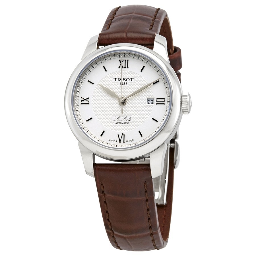 Tissot Ladies Le Locle Automatic Silver Dial Watch – T0062071603800 NEW