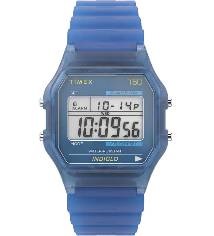 Timex T80 Translucent TW2Y34200 Quartz Watch Blue June 2026 New Release