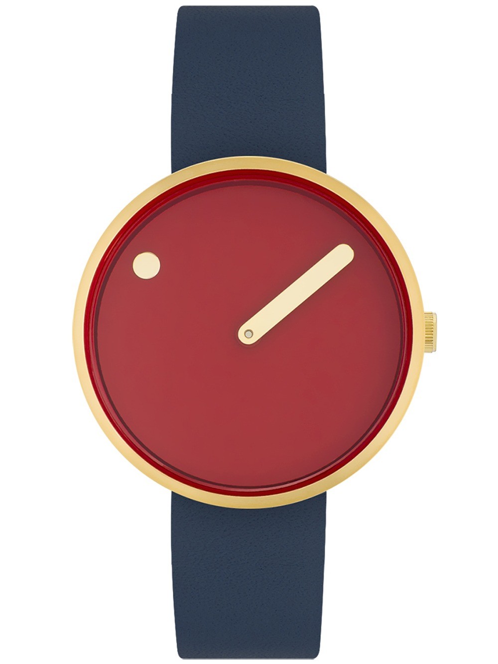Picto 34097-6714G Unisex Cinnamon Red 34mm 5ATM