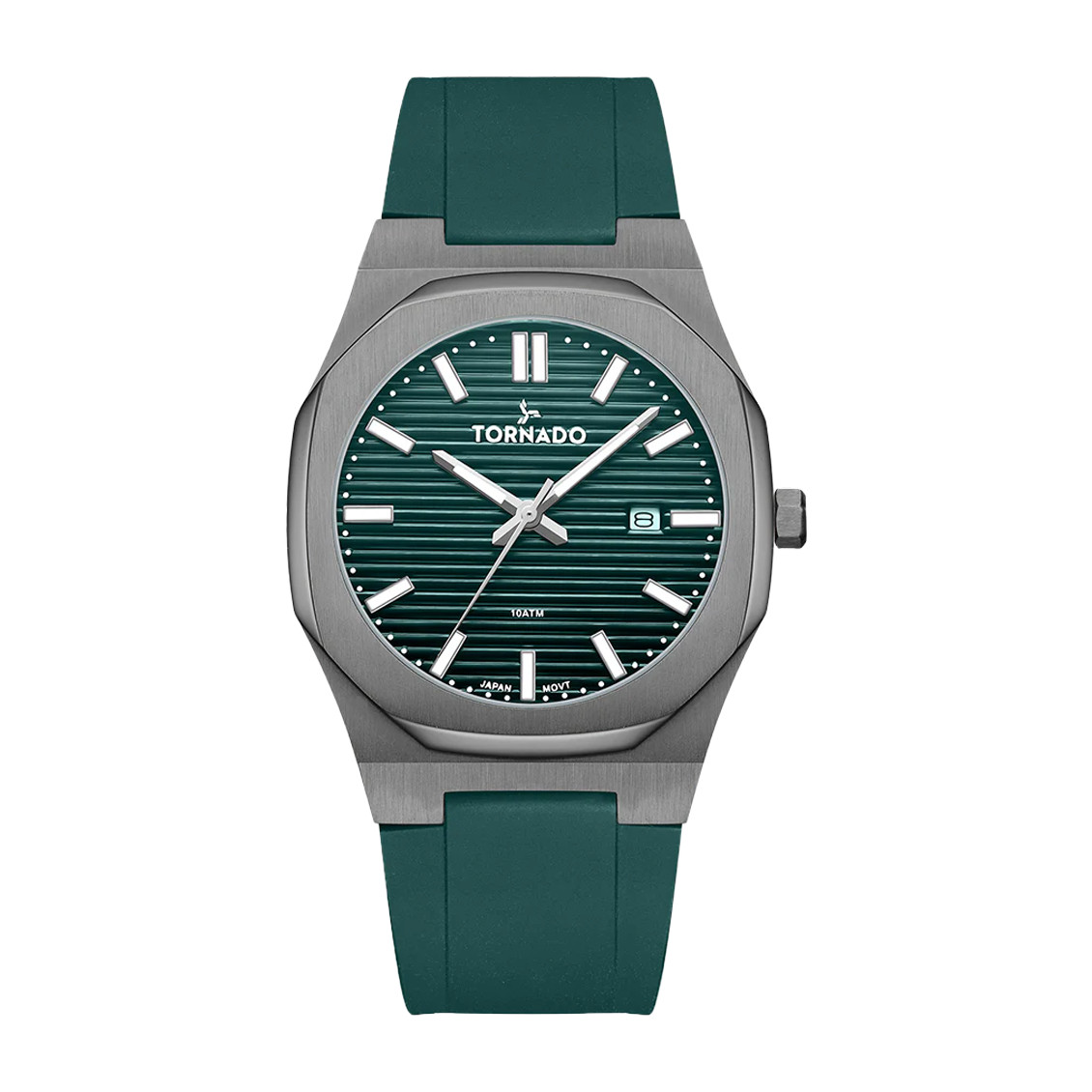 Tornado Spectra Men’s Analog Watch | Green Dial, 40mm, 100 m (10 ATM)