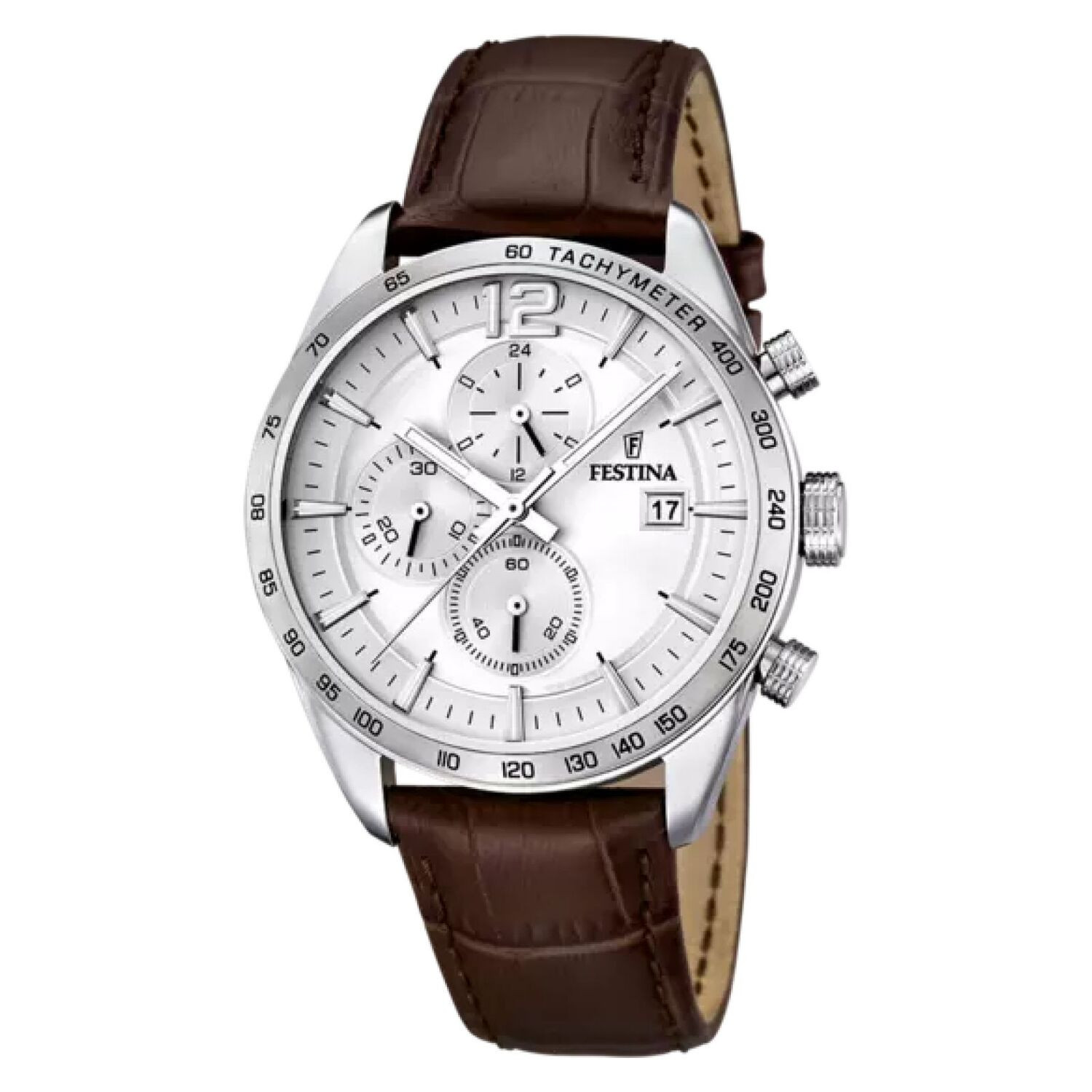 Watch Festina F16760/1 Timeless chronograph Man 43.5mm Stainless steel