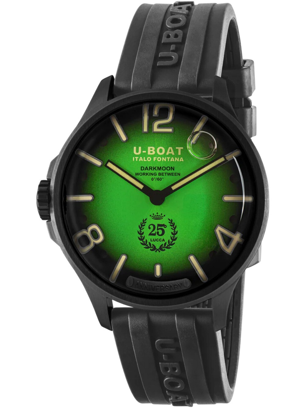 U-Boat 2030 Mens Watch Darkmoon Anniversary Capsoil 46mm 5ATM