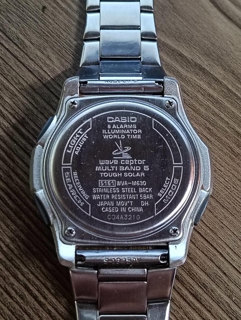 CASIO Wave Ceptor Solar Radio-Controlled Watch WVA-M630②