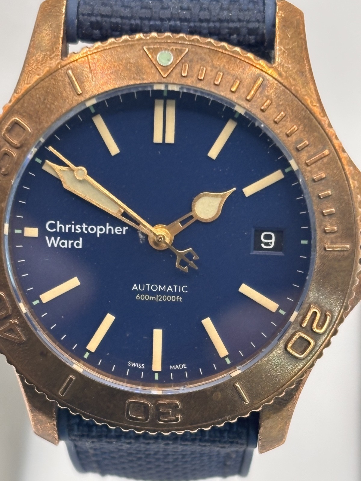 Christopher Ward C60 Trident Mk2 Pro 600 Bronze 38mm (11/2018) WH1736T