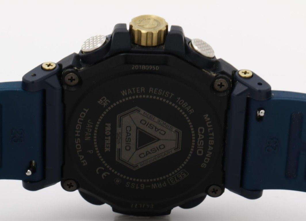 CASIO Pro Trek Climber Line PRW61SS2JR Navy Resin Stainless Steel Biomass Plasti