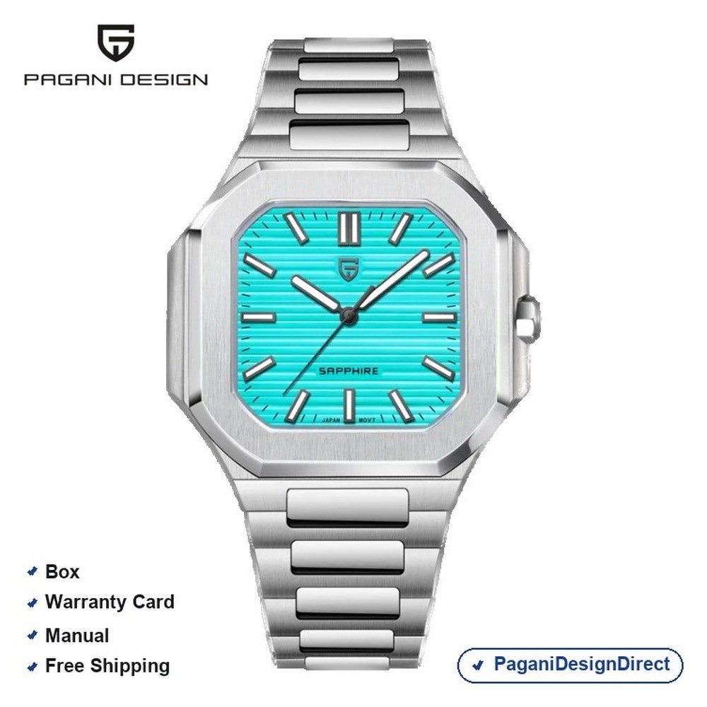 Pagani Design PD-YS019 Sky Blue Stainless Steel Automatic Men’s Watch