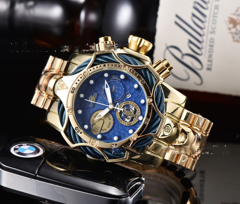 2025 New Luxury Design Large Dial Steel Band Wristwatch Dominant Outgoing Style