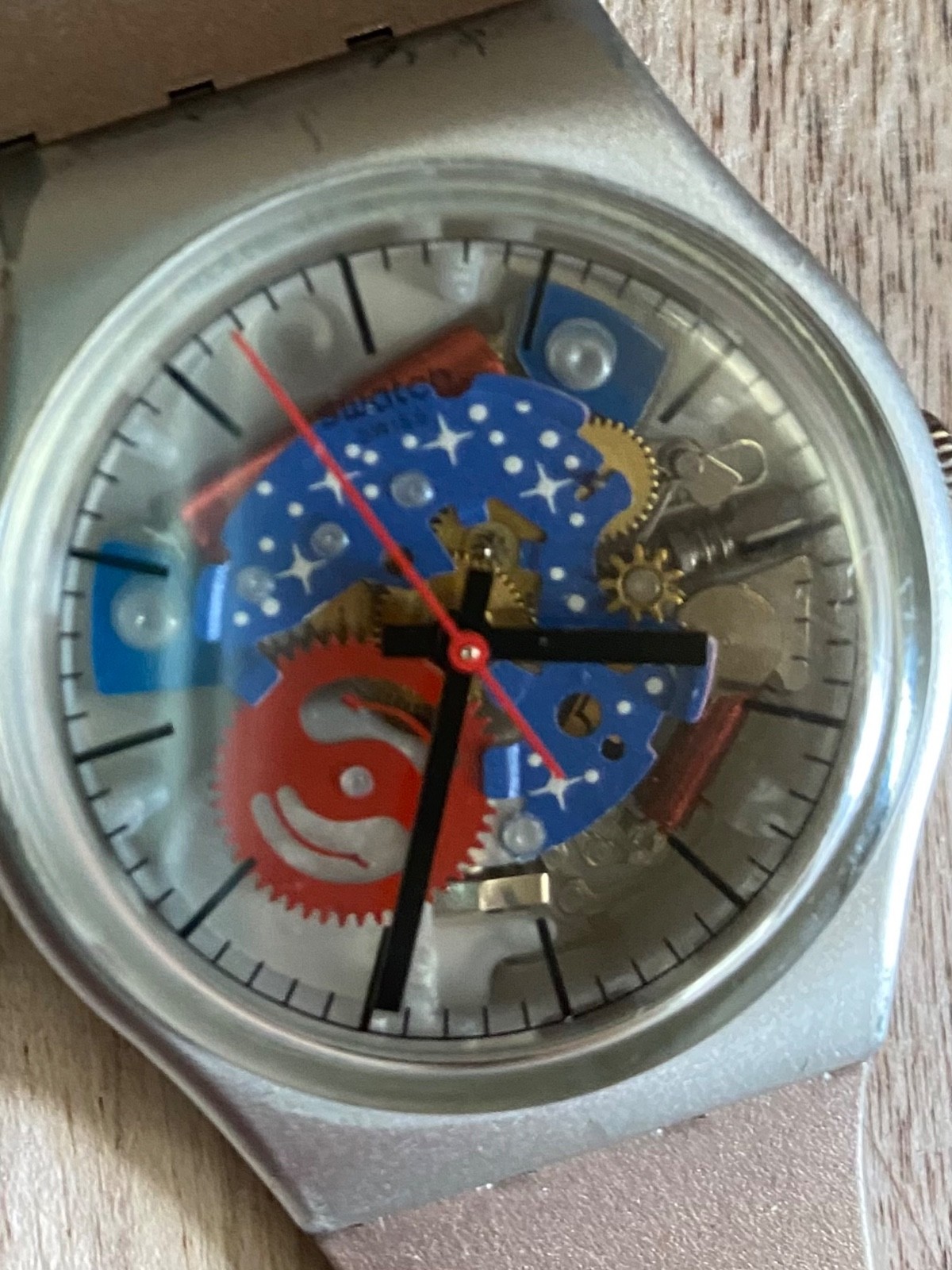 SWATCH NASA 2021 MOON 🇨🇭 GZ355 🌜Take Me To The Moon 🌙 – 34mm. 🇺🇸Custom
