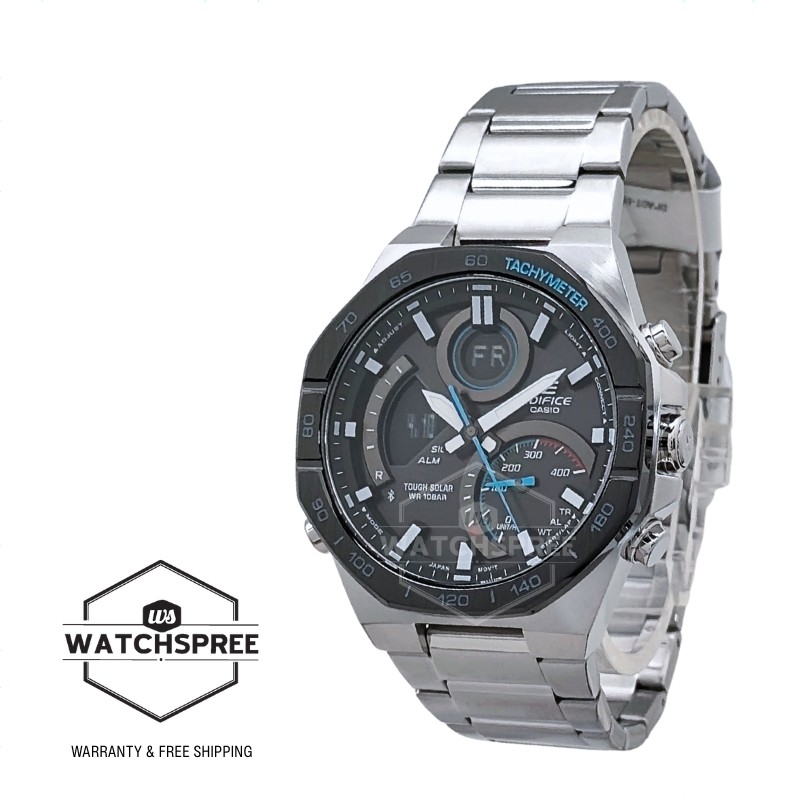 Casio Edifice Bluetooth® Stainless Steel Band Watch ECB950DB-1A ECB-950DB-1A