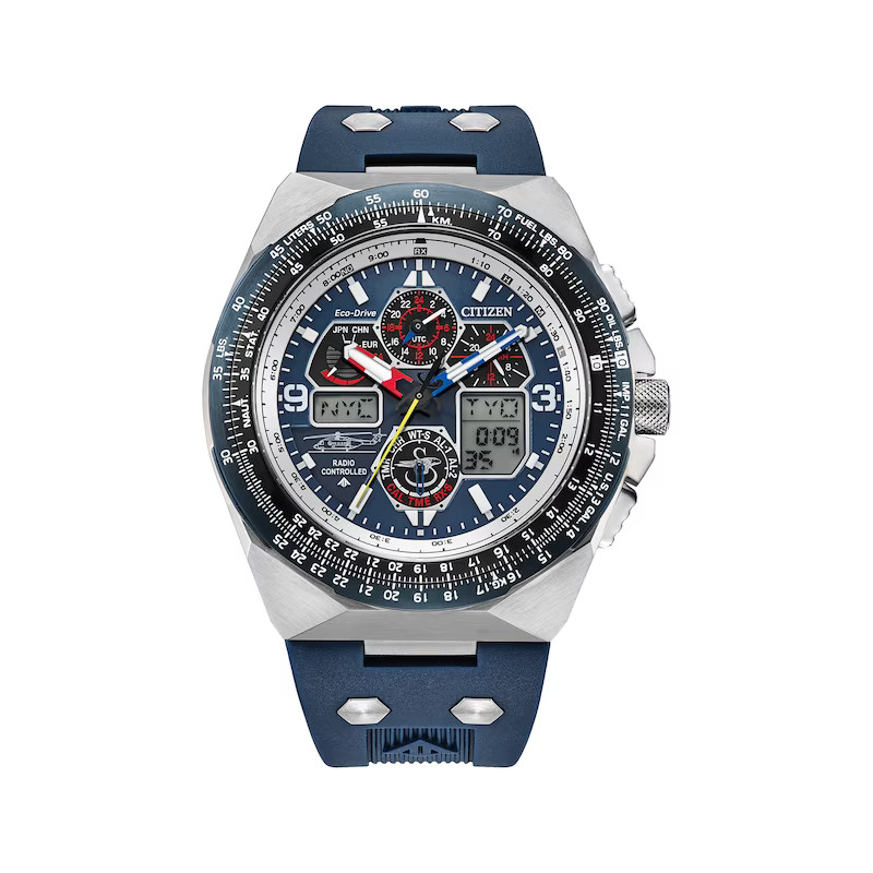Citizen Promaster Skyhawk Sikorsky Men’s JY8156-00L Watch World Time Blue Dial