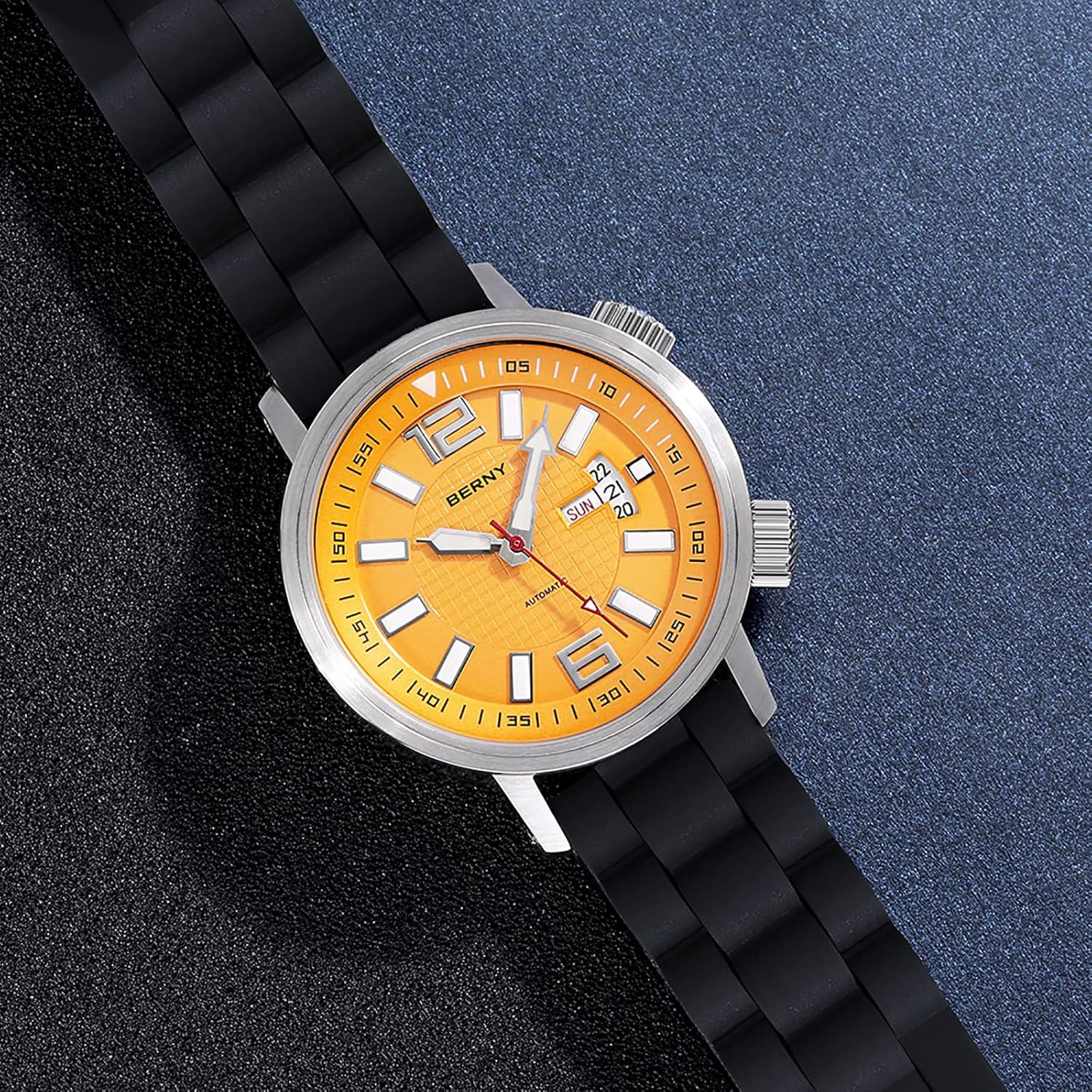 Men’s Automatic Dive Watch – Self-Wind, Waterproof, Luminous, No Battery Needed