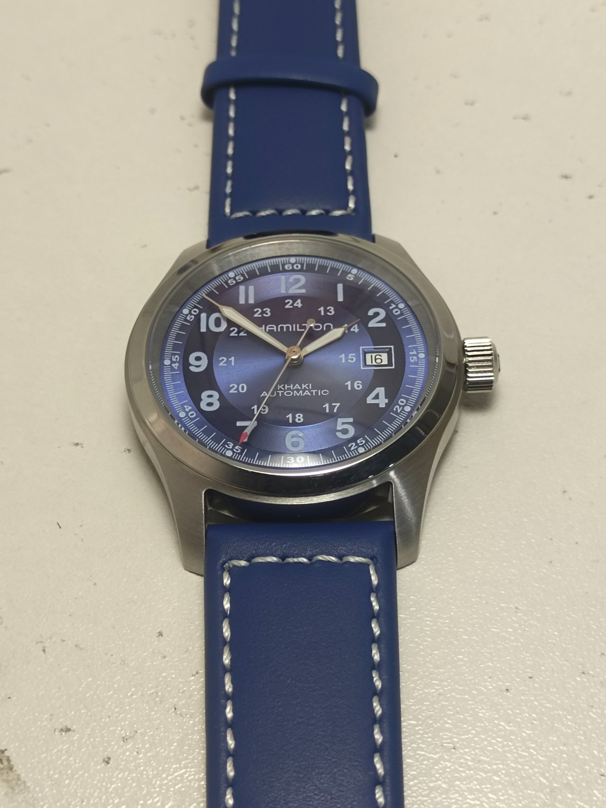 Hamilton Khaki Field blue Dial Automatic Men’s Watch