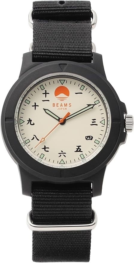 BEAMS Original Watch Kanji Mt Fuji Made In Japan Special Limited Edition
