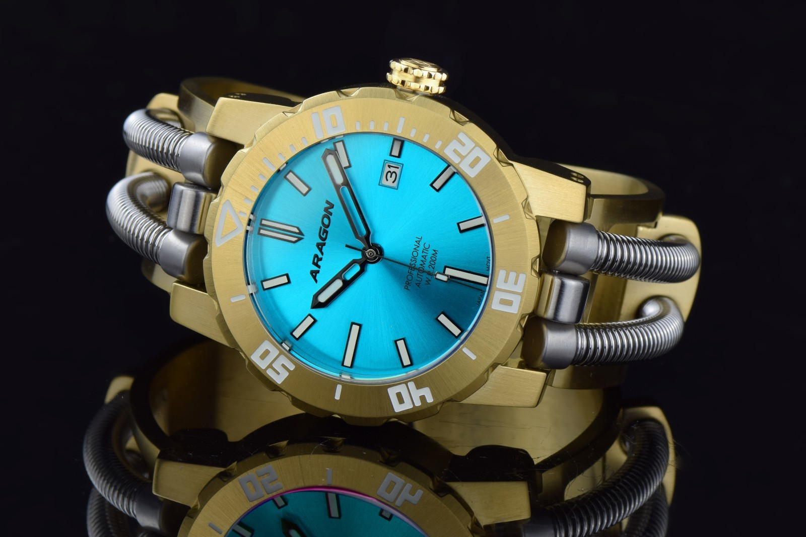 Aragon A473AQU Hydraumatic G9 NH35 50mm