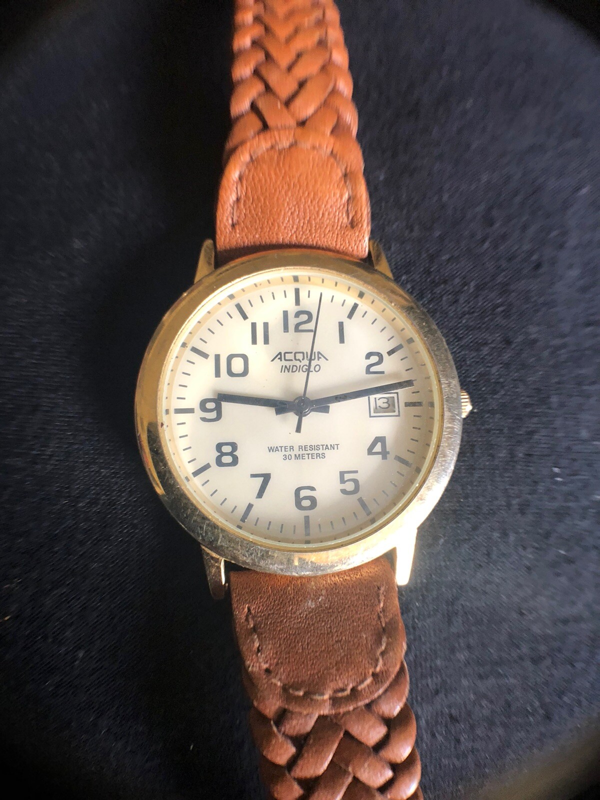 acqua indiglo watch untested Philippines Movt WR 30m