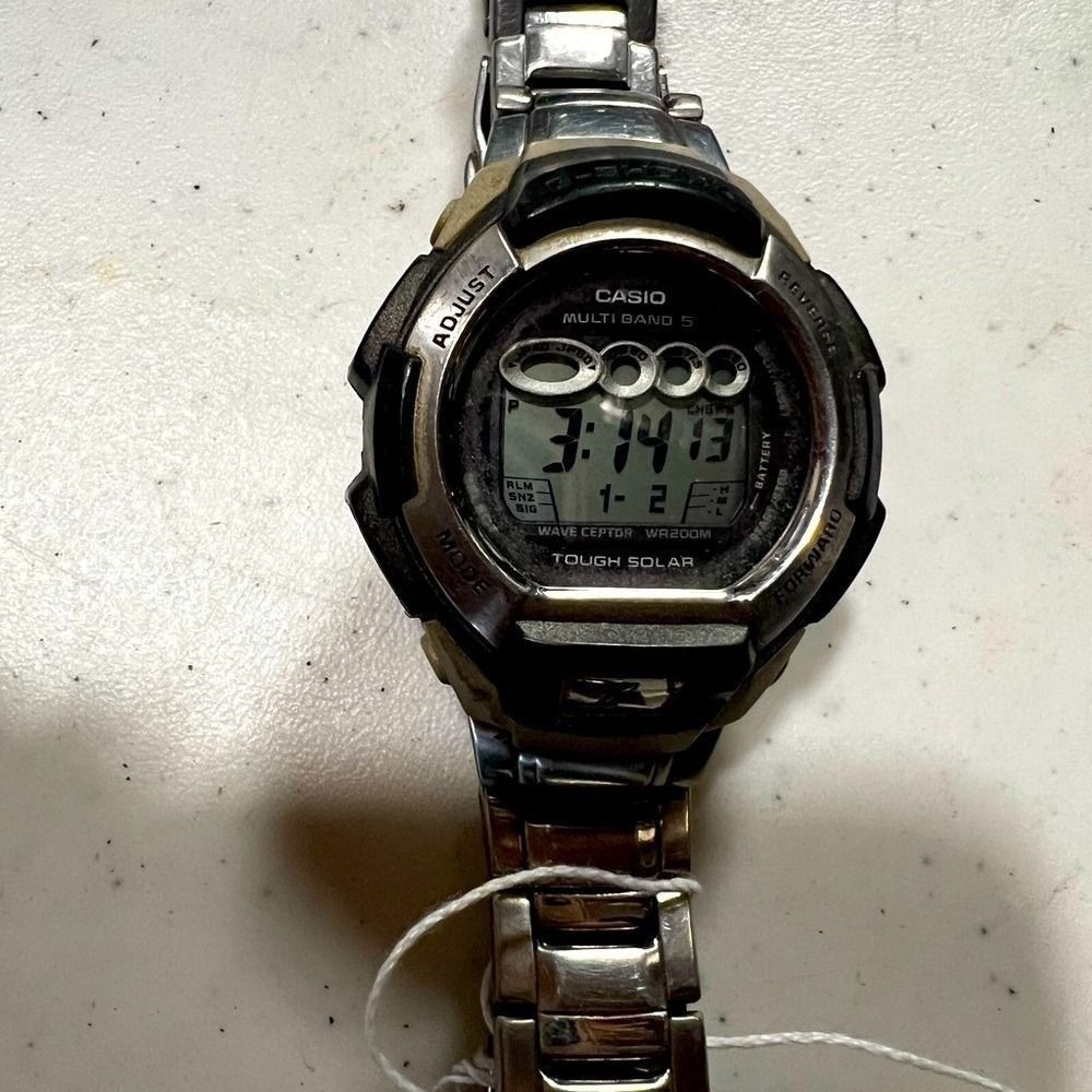 Casio G-SHOCK (3050) Men’s Watch Tough Solar Stainless Steel Watchband