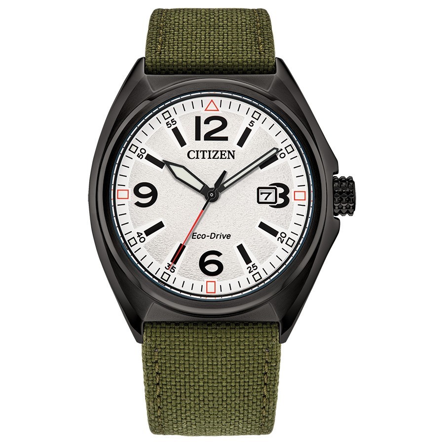 Citizen Men’s Sport Casual Date Indicator Green Eco-Drive Watch 40MM AW1575-16A