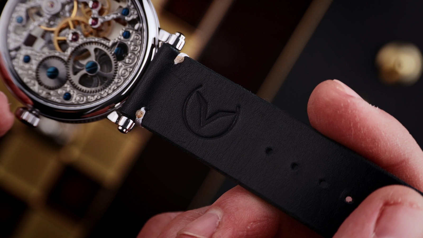 Сhess watch, Skeleton watch, Handmade watch, Mechanical watch, Artisan watch