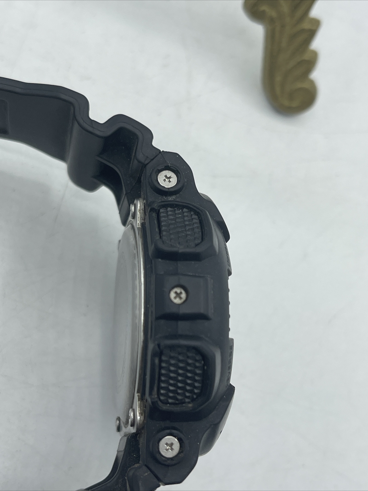 Casio GD100 Nato G-Shock World Timer Black Resin Digital Dial Dive Watch