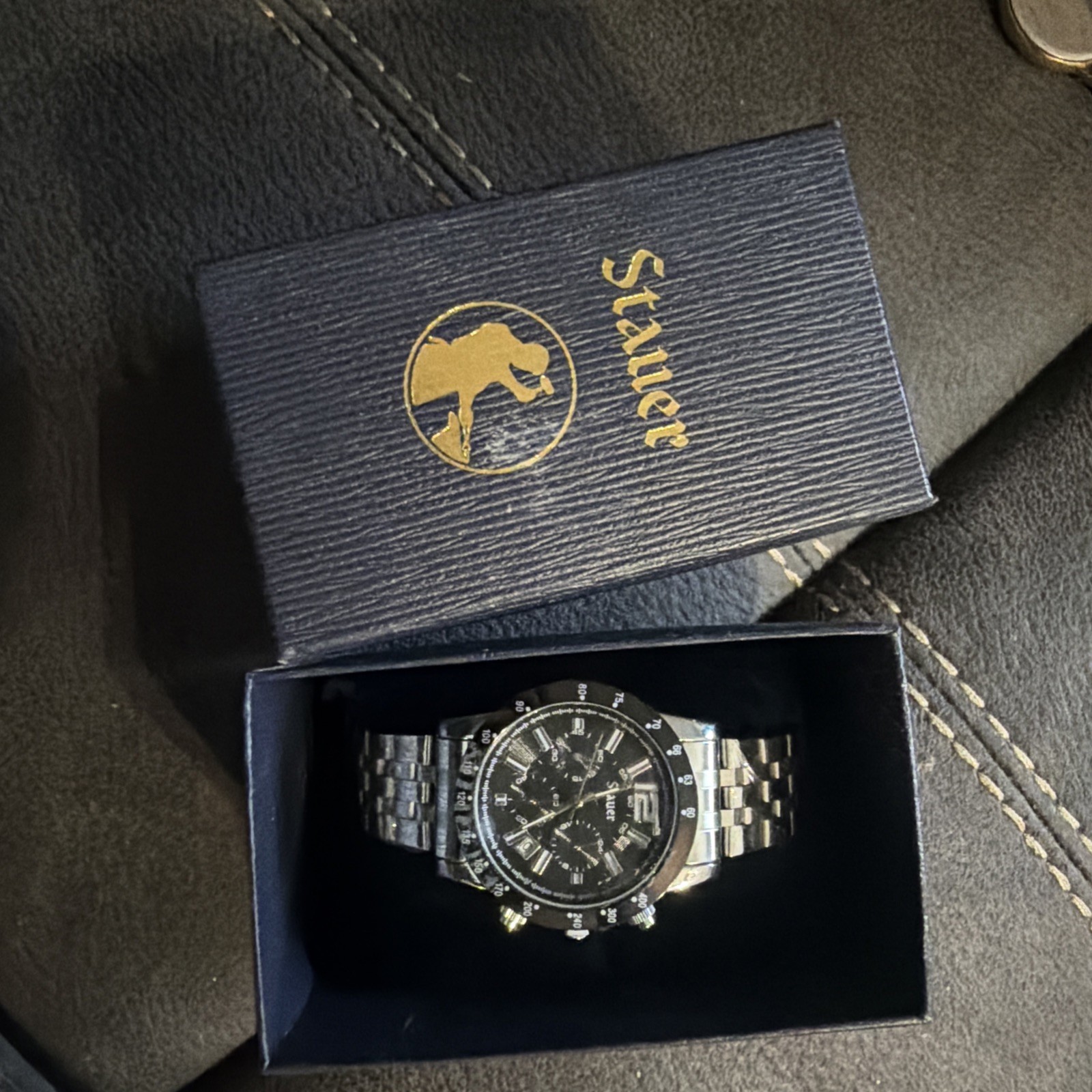 Stauer Jet Setter Chronograph Men’s Watch Water Resistant Tested Working