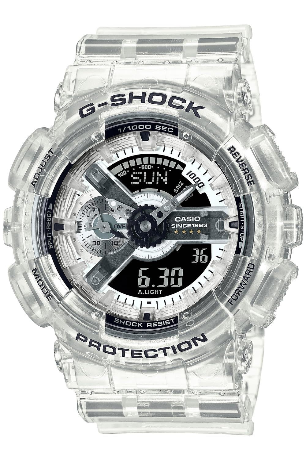 New CASIO Wristwatch G Shock GA 114RX 7AJR Clear