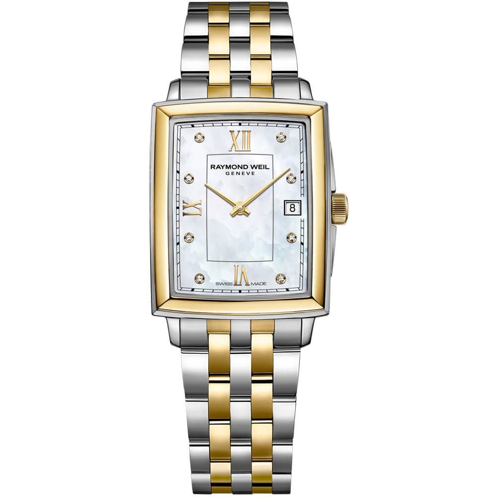 Raymond Weil Toccata Square Two-Tone Ladies Watch 5925-STP-00995