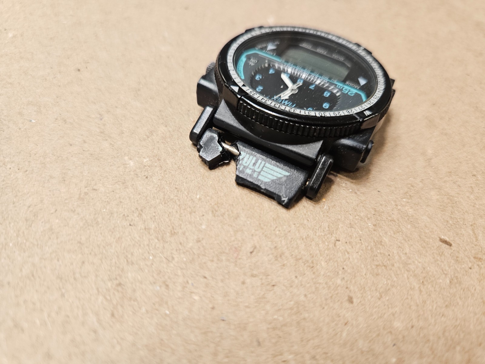 Timex 708 Zulu Time Analog Digital Quartz Watch 80s-90s Vintage Rare