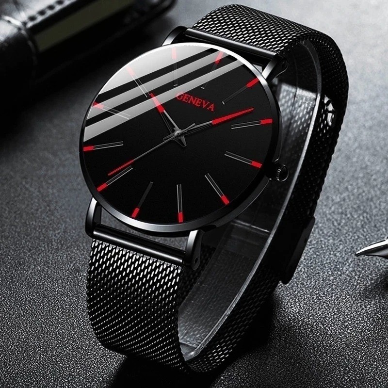 Waterproof Men’s Watch Stainless Steel Quartz Luminous Classic Watches Business