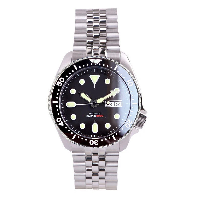 Tandorio 41mm Day/Date 20ATM Sapphire Black/Orange Dial Automatic NH36 Men Watch