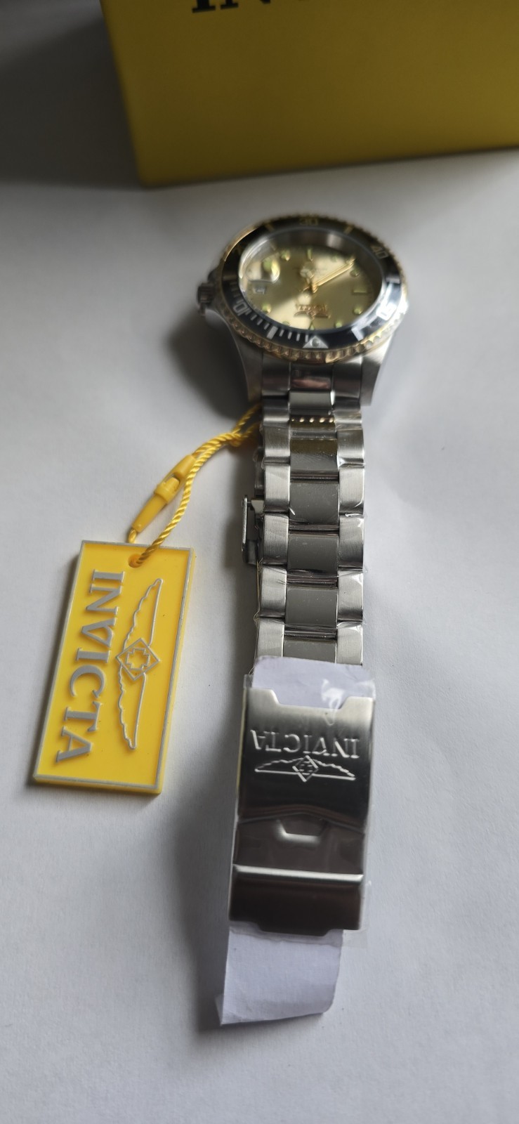Invicta Pro Diver 49317 Men’s Automatic 40mm Champagne Dial Watch NIB New