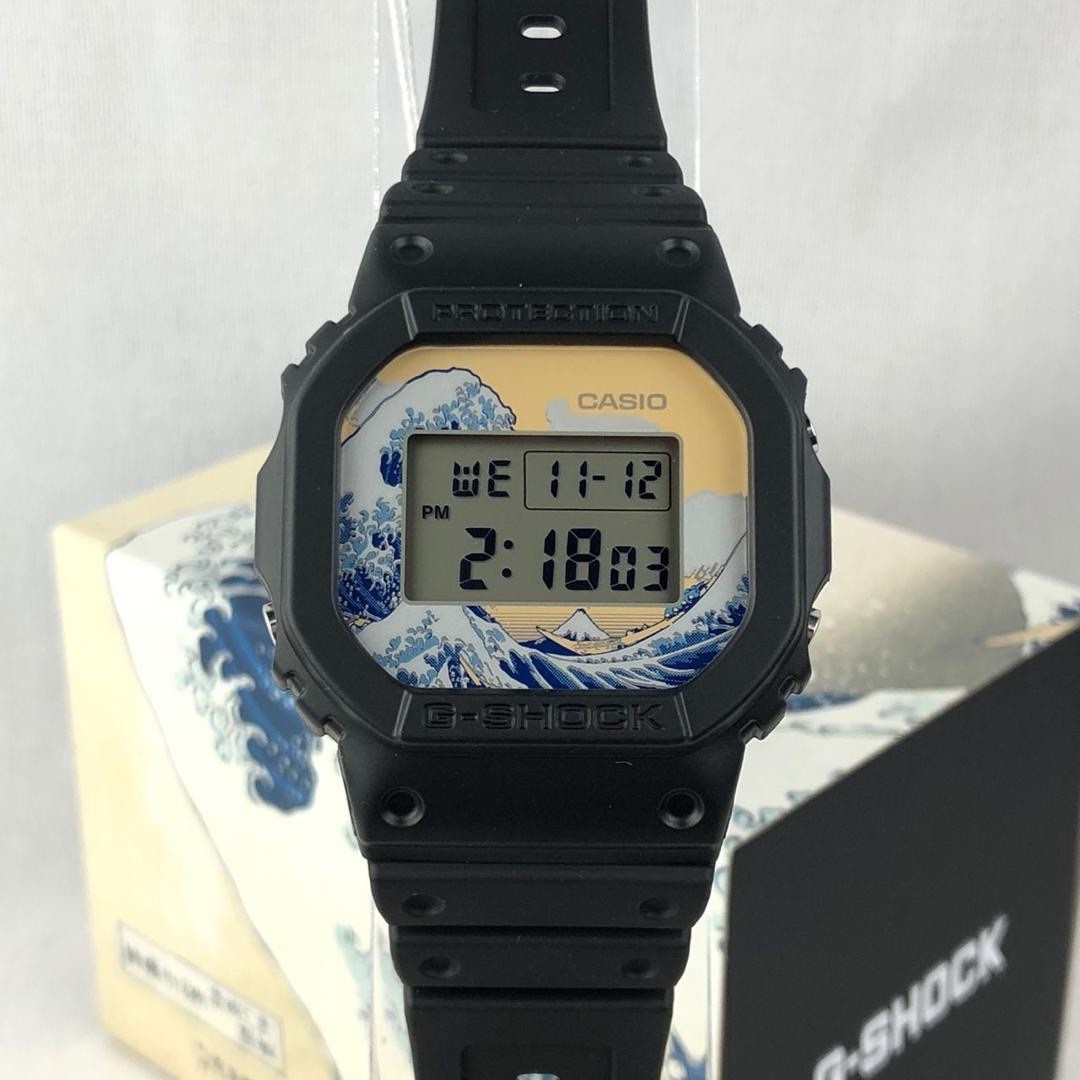 Casio G-Shock Hokusai’s Thirty-Six Views of Mount Fuji Limited DW-5600KHK25-1