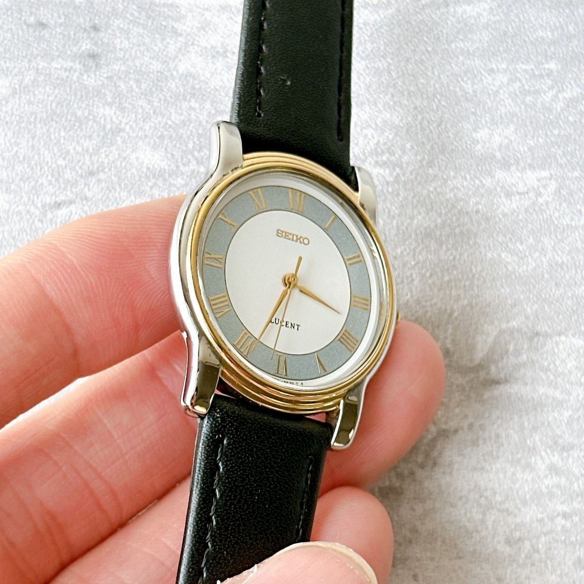 SEIKO LUCENT 5E21 6E00 Seiko Lucent Combination Case Quartz Men’s Watch