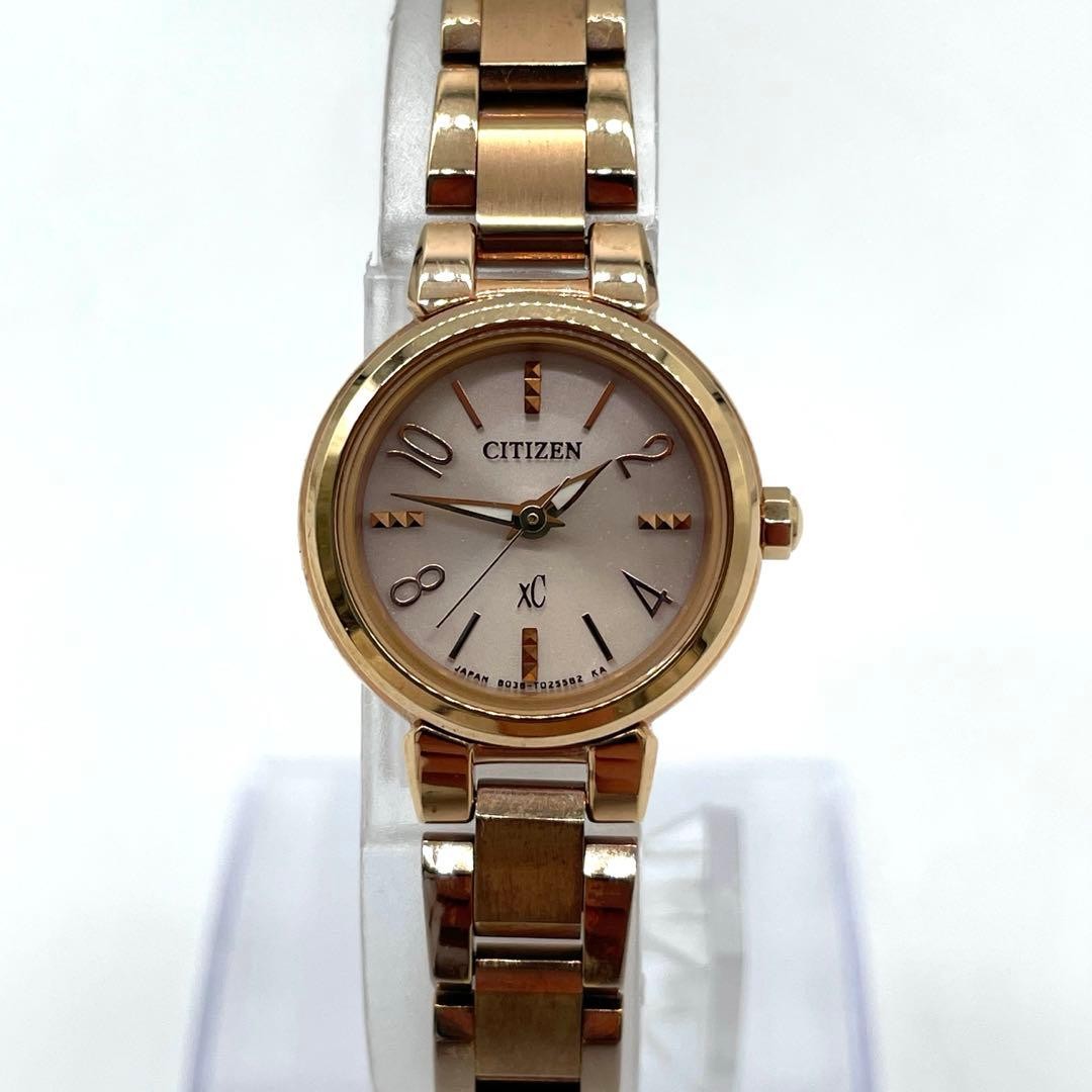 CITIZEN xC B036-T016600 Pink Gold Radio Solar Watch