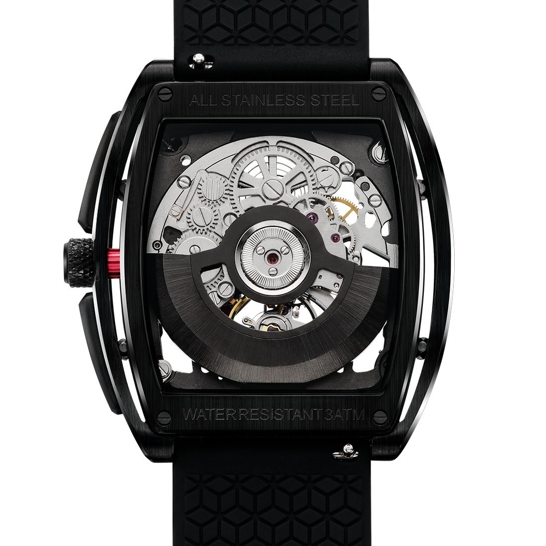 CIGA Design Z Automatic Skeletonized Steel DLC Black Silicone Men’s Watch
