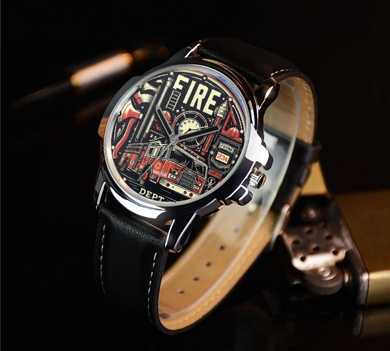Fire Fighter Gift For Fire Dept Hero’s Unique n Very Beautiful Gift Wrist Watch
