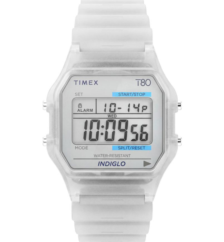 Timex T80 Translucent TW2Y36400 Quartz Watch Clear June 2026 New Release